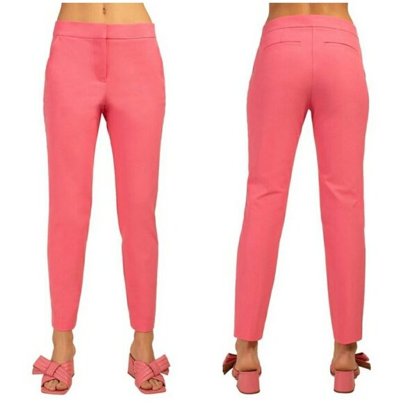 💕TRINA TURK💕 Aubree 2 Pant ~ Candy Pink 12 NWT - Picture 1 of 11